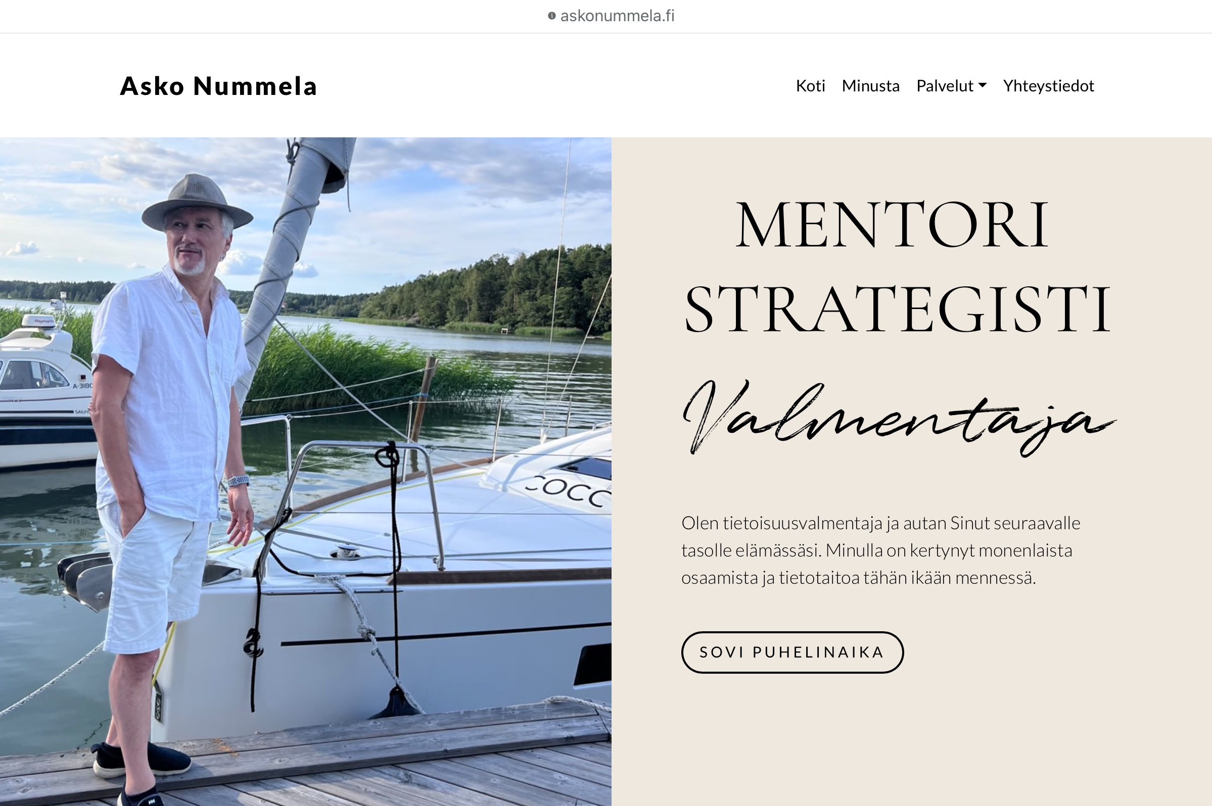 Asko Nummela tietoisuusvalmentaja