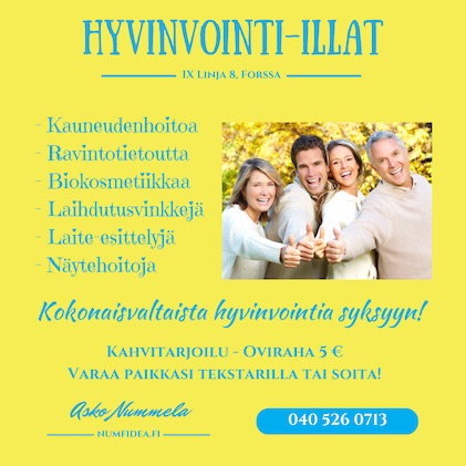 hyvinvointi illat